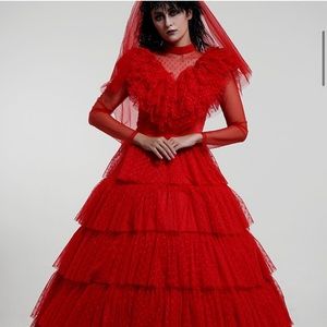 LYDIA from BEETLEJUICE Costume Wedding Scene Size M